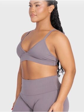 Ilus bonded triangle bra Dusty Orchid